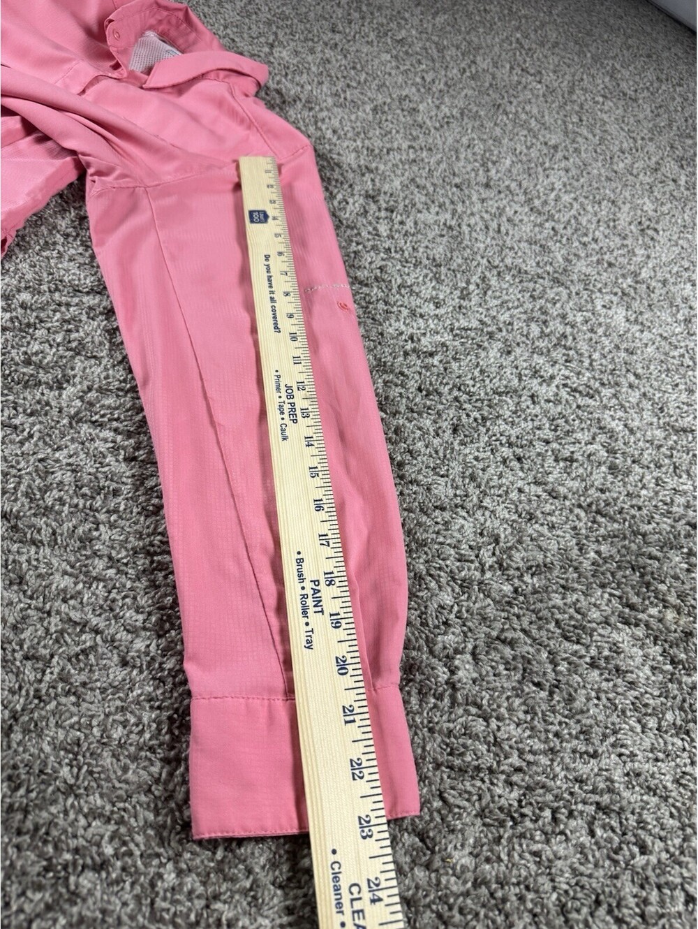 Columbia PFG Tamiami Womens Medium Pink  Fishing Shirt Vented Long Sleeve - Picture 6 of 9